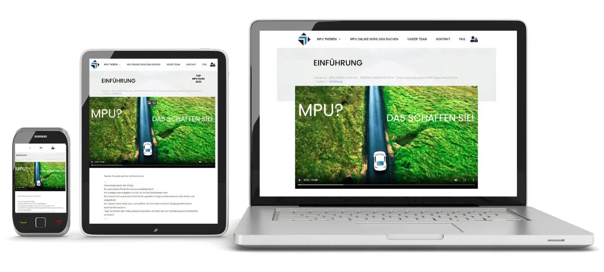 responsive video course for mpu preparation